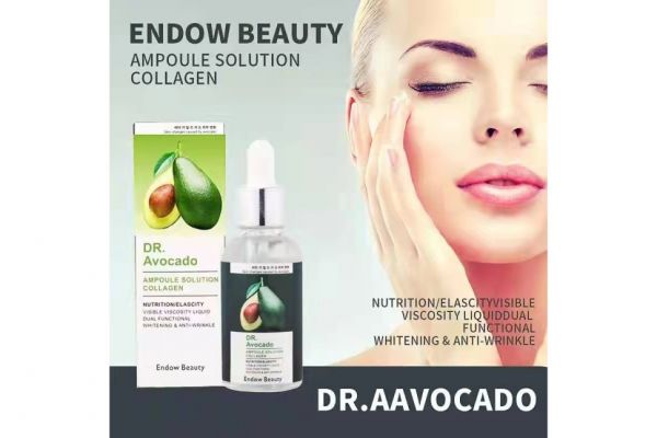 Multifunctional ampoule serum with avocado extract Endow Beauty DR.Avocado Ampoule Solution Collagen 30 ml.